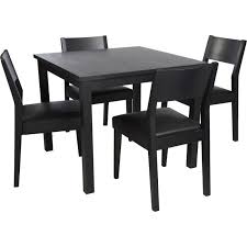 Rated 4.5 out of 5 stars. Hygena Black Square Dining Table And 4 Chairs Tables Chairs Furniture Graded Electricals Direct