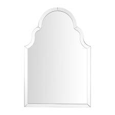 You can also have the edges of the. Home Decorators Collection Medium Ornate Arched Beveled Glass Classic Accent Mirror 35 In H X 24 In W H5 Mh 258 The Home Depot