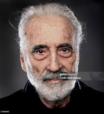 Christopher Lee, portrait, backstage at the Golden Gods Awards at the...  News Photo