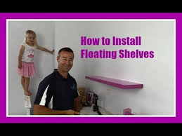 Hanging the shelves on studs ensures they remain sturdy and stable without damaging the drywall behind them. How To Hang Floating Shelves On A Plasterboard Wall Youtube