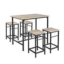 sobuy ogt11 n bar set 1 bar table and 4 stools home k https www amazon co uk dp b07211xmzw ref cm sw table haute cuisine table bar table mange debout