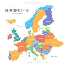 Eine europakarte ist eine leiterplatte mit elektronischen bauteilen, die, meist zusammen mit weiteren solchen karten, gesteckt in einem baugruppenträger, ein computersystem. Download Europe Map With Countries For Free Europe Map Printable Europe Map Travel Europe Map