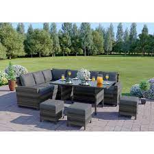 Compare prices for black rattan. Dakota Fields 9 Seater Rattan Sofa Set Gartenmobel Sets Rattan Gartenmobel Sitzgruppe