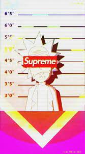 Supreme Rick And Morty Supreme Rickandmorty Supreme Wallpaper Rick And Morty Iphone Wallpaper