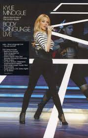 Kylie's ability to pull off almost any costume, from knickerbockers to harlequin. Kylie Minogue Body Language Live Amazon De Kylie Minogue Kylie Minogue Dvd Blu Ray