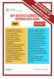 His administration is steadfast in pursuing the liabilities left by the past administration. Misleading Compared To Aquino Duterte Had A Better Approach To China