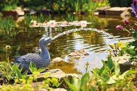Bronzeskulpturen und bronzestatuen brunnen & wasserspeier für den garten. Von Pflanzen Umgebener Wasserspeier Im Garten Bild 18 Schoner Wohnen
