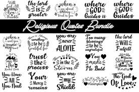 Download Religious Quotes Bundle Graphic By Svg Huge Creative Fabrica PSD Mockup Templates