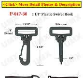 1 1/4" Most Popular Swivel Plastic Hooks: For Backpack ...
