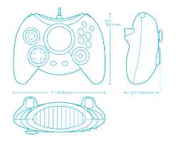 Xbox Controller Dimensions Drawings Dimensions Com One size does not fit all. xbox controller dimensions drawings
