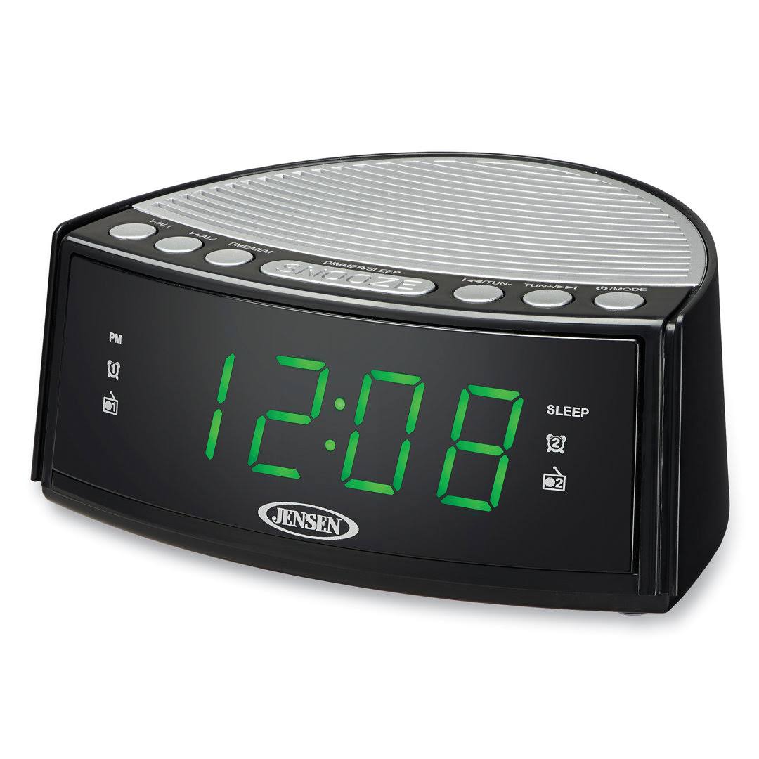 Jensen Digital AM/FM Dual Alarm Clock Radio