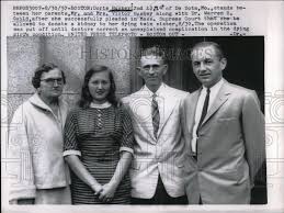 1957 Press Photo Doris Huskey, Mr. and Mrs. Victor Huskey, Dr. Warran Guild