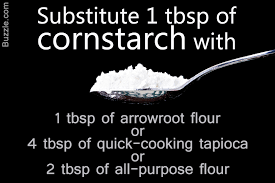 Out Of Cornstarch And No Time To Go To The Supermarket To Get Any How Bout Using Cornstarch Substitutes Cornstarch Substitute Baking Substitutes Corn Starch