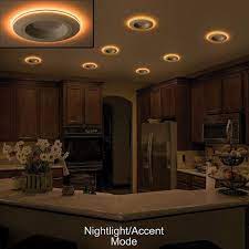Homeadvisor's recessed lighting cost guide gives average prices to add recessed lights to an existing finished ceiling or new construction. Commercial Electric 6 In Selectable Integrated Led Recessed Trim Can Light With Night Light Feature 5 Cct 670 Lumens Dimmable 4 Pack Amazon Com