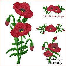 Sofort kostenlos und ohne anmeldung anfragen Free Poppy Machine Embroidery Designs