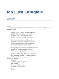 Formatia stefan magureanu am norocul scris in frunte. Ion Luca Caragiale Versuri 09