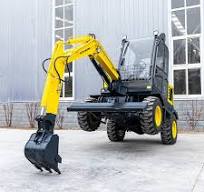 4 Ton 8 Ton Construction Wheeled Excavator for Road Work