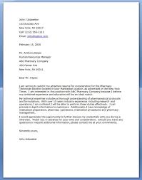 Pharmacy Technician Cover Letter