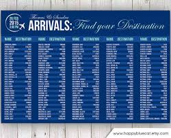 wedding seating chart rush service arrivals airport