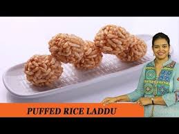 Puffed Rice Laddu Mrs Vahchef Youtube Puffed Rice Rice Puffed