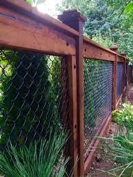 Check spelling or type a new query. The Coated Wire And Black Bolts For This Paneled Chain Link Are Both Functional And Decorative Chainlink In 2020 Backyard Fences Fence Design Privacy Fence Designs