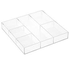 Browse through a collection of desk organizers and keep your. Amazon Com Hiimiei Clear Desk Drawer Organizer Tray 9 Section Acrylic Makeup Tray Organizer For Drawer O Organized Desk Drawers Tray Organization Clear Desk