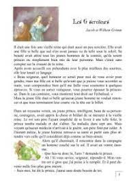 conte les six serviteurs grimm lecture ce2 conte