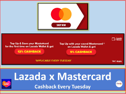 The prepaid card to manage your expenses: Lazada X Mastercard Tuesdays Wallet Cashback Promo Mypromo My