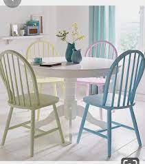 Brand New Painted Solid Wood Windsor Back Kitchen Dining Chair Etsy Circular Dining Table Painted Dining Table Dining Room Inspiration