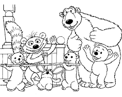 Der bär im großen blauen haus. Malvorlagen Bar Im Blauen Haus Coloring And Malvorlagan