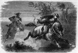Mounted Rebel Sepoys Charging Through the Streets of Delhi, Indian Mutiny