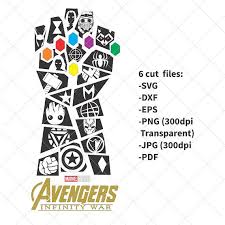 Avengers Svg Infinity War Svg Thanos Svg Dxf Eps Png Files Marvel Studio Hulk Captain America Stickers Wall Art Vinyl Dec Marvel Wall Art Avengers Marvel