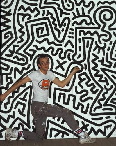 Work by Keith Haring