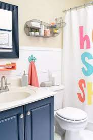 Moreover, if you have a bathtub in your bathroom, you can use various kind of toys for the kids. 68 Cute Kids Bathroom Decorating Ideas Cutekids Bathroomdecor Kidsbathroomdecorating Aacmm Com Kid Bathroom Decor Kids Bathroom Makeover Kids Bathroom