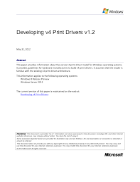 Download drivers, software, firmware and manuals for your canon product and get access to online technical support resources and troubleshooting. Developing V4 Print Drivers V1 2 Manualzz