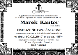 Pogrzeb śp. Marka Kantora (l. 65)