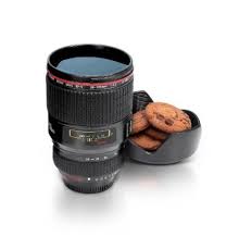 It S Not The Thermos Bong From Cabin In The Woods But It S Still Fun Kjb Security Camera Lens Cup Amazon Com Kitchen D Camera Lens Mug Mugs Camera Lens