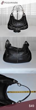 Wilson Leather Black Leather Satchel Shoulder Bag Wilsons Leather Black Leather Satchel Wilsons Leather Bag