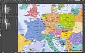 Eine schicke karte mit vielen gut aufbereiteten informationen und eine echt coole. Europakarte Vektor Mit Provinzen Flachentreu Premium