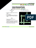 There are several other science crosswords on englishhints, most connected with the vocabulary studied in various newsletters. Science Crossword Puzzles