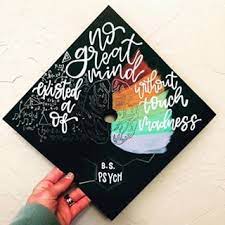 Graduation cap decoration ideas for psychology majors. Graduation Cap Ideas 2019 Popsugar Smart Living