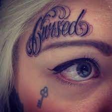 Pin on ink and piercings. Fyeahtattoos Com Face Tattoos For Women Face Tattoos Girl Face Tattoo