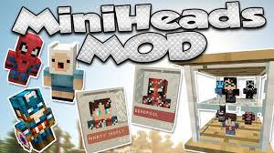 Miniheads Mod 1 12 2 1 11 2 Collectable Figurines Collectible Figurines Gaming Decor Minecraft Mods