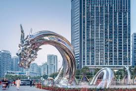 传奇艺术家lawrence argent遗作 超然 谷德设计网 installation art waterscape glass mosaic art