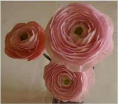 Paper Flower Ranunculus Persian Buttercup Excellent Video Tutorial Paper Flower Video Paper Flowers Paper Flowers Diy