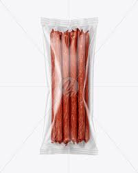 Download Plastic Bag With Spicy Smoked Sausages Mockup In Bag Sack Mockups On Yellow Images Object Mockups Yellowimages Mockups