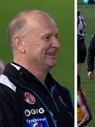 AFL finals news 2024: Ken Hinkley fined for sledge to Jack Ginnivan after  Port Adelaide semi-final win over Hawthorn Hawks, Instagram comment, video