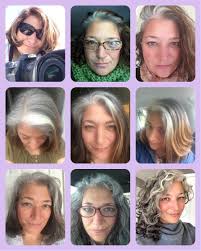 Gray Hair Transition 22 Months Of Growing Out Dye Transition To Gray Hair Gray Hair Growing Out Natural Gray Hair