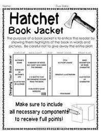 Book Jacket Project Template Hatchet Book Hatchet Book Club Book Jacket