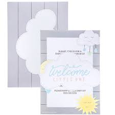 You control the message — say whatever you like — and the time of delivery (no mistakes from the print shop). Welcome Little One Baby Shower Invitations Hobby Lobby 1752526